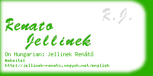 renato jellinek business card